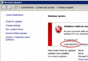 WSUS উইন্ডোজ আপডেট ত্রুটি 0x80244010:সর্বোচ্চ সার্ভার রাউন্ড ট্রিপ অতিক্রম করেছে
