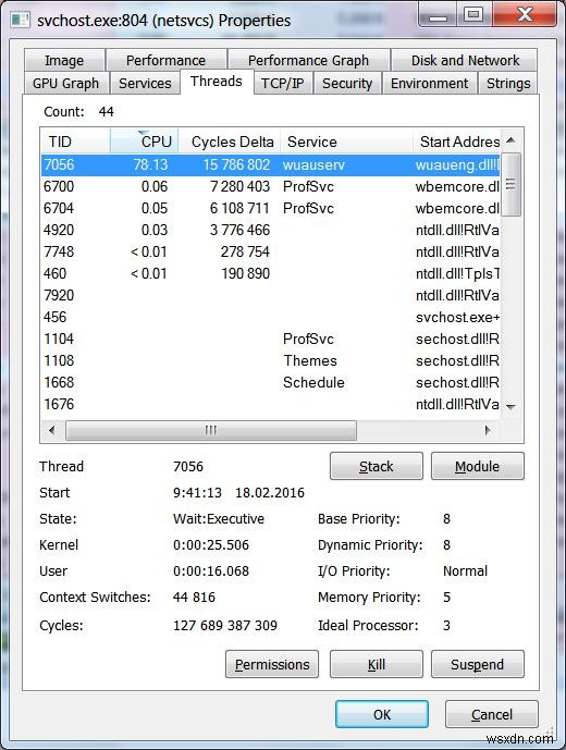Svchost.exe (wuauserv) দ্বারা উচ্চ CPU ব্যবহার এবং মেমরি লিক সমস্যা সমাধান করা