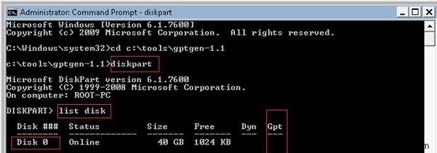 BIOS (নন-UEFI) সিস্টেমে GPT ডিস্ক থেকে Windows 7 / 10 বুট করা