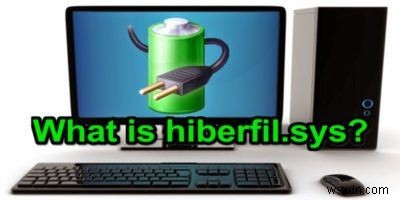 Windows এ বিশাল hiberfil.sys কিভাবে পরিচালনা করবেন