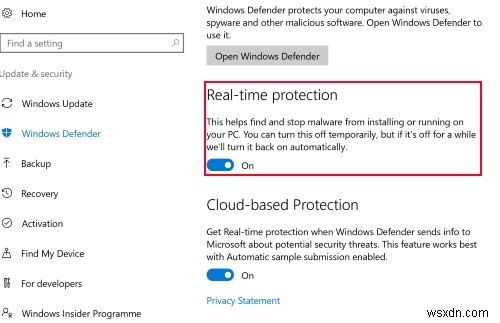 Windows 10 এ Windows Defender কিভাবে স্থায়ীভাবে নিষ্ক্রিয় করবেন