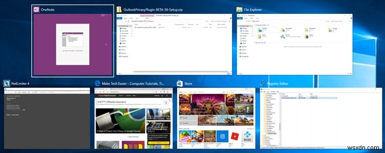 Windows 10 এ Alt-Tab স্বচ্ছতা কিভাবে পরিবর্তন করবেন