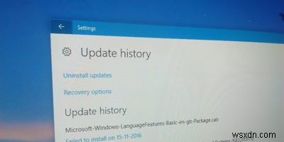 Windows 10 এ আপডেটের ইতিহাস কীভাবে খুঁজে পাবেন