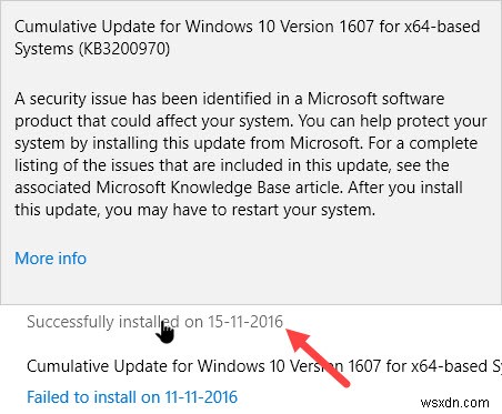 Windows 10 এ আপডেটের ইতিহাস কীভাবে খুঁজে পাবেন