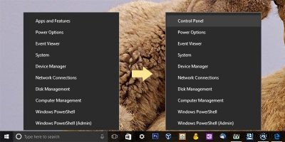 Windows 10 এর “Win ​​+ X” মেনুতে কন্ট্রোল প্যানেল বিকল্পটি কীভাবে দেখাবেন