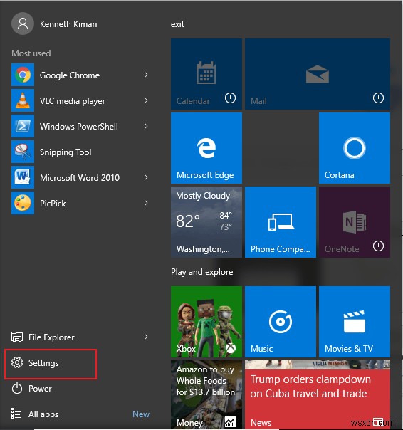 Windows 10 এ স্টার্ট মেনুর স্বচ্ছতা কিভাবে বাড়ানো যায়