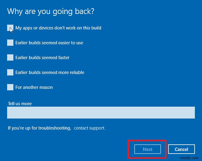 Windows 10-এ আগের বিল্ডগুলিতে কীভাবে প্রত্যাবর্তন করবেন