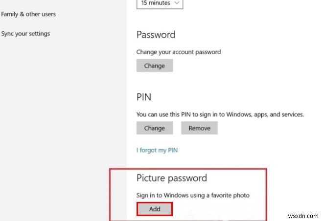 Windows 10 এ পিকচার পাসওয়ার্ড কিভাবে চালু/বন্ধ করবেন