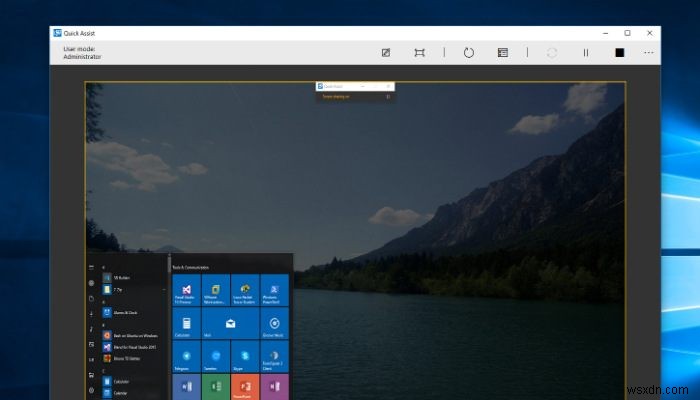 দ্রুত সহায়তা সহ একটি Windows 10 PC দূরবর্তীভাবে সমস্যা সমাধান করুন