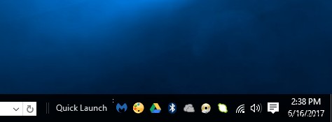 Windows 10 এ XP কুইক লঞ্চ বার কিভাবে পাবেন