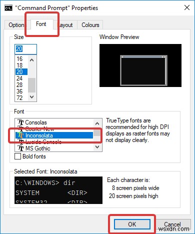 Windows 10 এ কমান্ড প্রম্পটে কাস্টম ফন্টগুলি কীভাবে যুক্ত করবেন