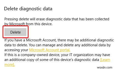 Windows 10 এ কিভাবে ডায়াগনস্টিক ডেটা দেখতে এবং মুছবেন
