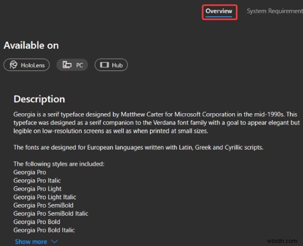 Windows 10 এ Microsoft Store থেকে ফন্টগুলি কীভাবে ডাউনলোড করবেন