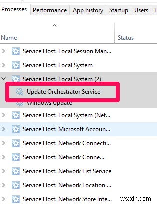 Windows 10 এ USOclient.exe বোঝা এবং অক্ষম করা