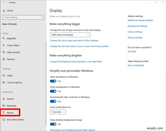 Windows 10 এ কীবোর্ড দিয়ে আপনার মাউস কার্সারকে কীভাবে নিয়ন্ত্রণ করবেন