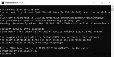 কিভাবে Windows 10 এর OpenSSH ক্লায়েন্ট PuTTY এর পরিবর্তে ব্যবহার করবেন