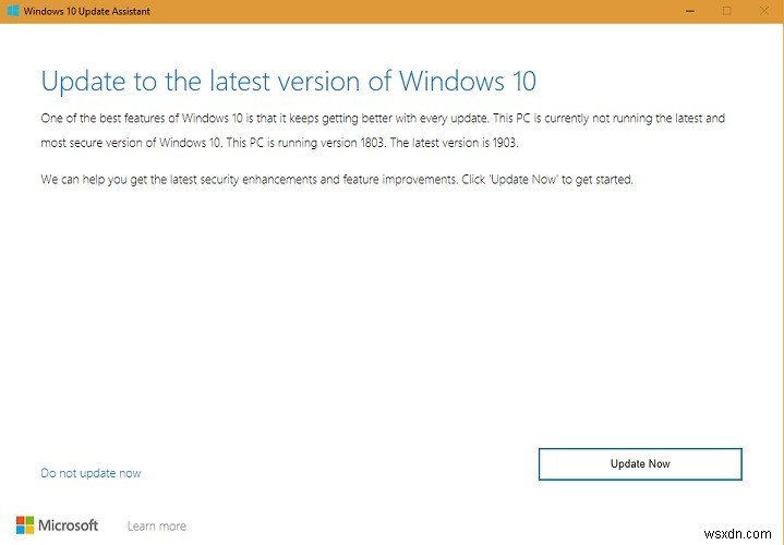 Windows 10 Version 1903 ইন্সটল করতে ব্যর্থ সমস্যা কিভাবে ঠিক করবেন