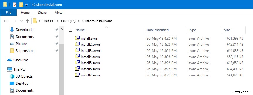 4GB-এর চেয়ে বড় Install.wim ফাইল কীভাবে বিভক্ত করবেন