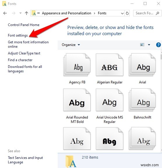 Windows 10 এ ফন্টগুলি কীভাবে ইনস্টল এবং পরিচালনা করবেন