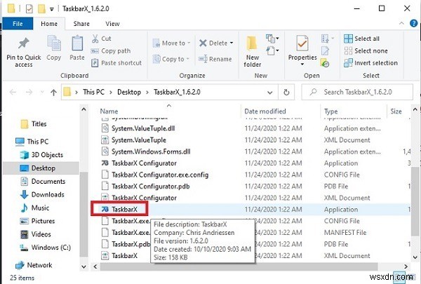 TaskbarX দিয়ে Windows 10 টাস্কবার কাস্টমাইজ করা