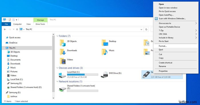 Windows 10 এ আপনার USB ড্রাইভগুলি কীভাবে ফর্ম্যাট করবেন