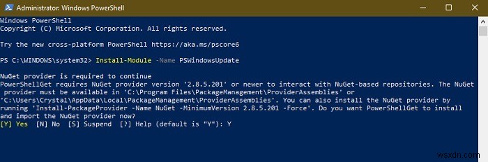 Windows 10 এ PowerShell ব্যবহার করে আপডেটগুলি কীভাবে লুকাবেন