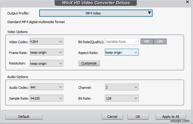 WinX HD ভিডিও কনভার্টার ডিলাক্সের সাথে ভিডিও কম্প্রেস করুন (70% পর্যন্ত ছাড়)