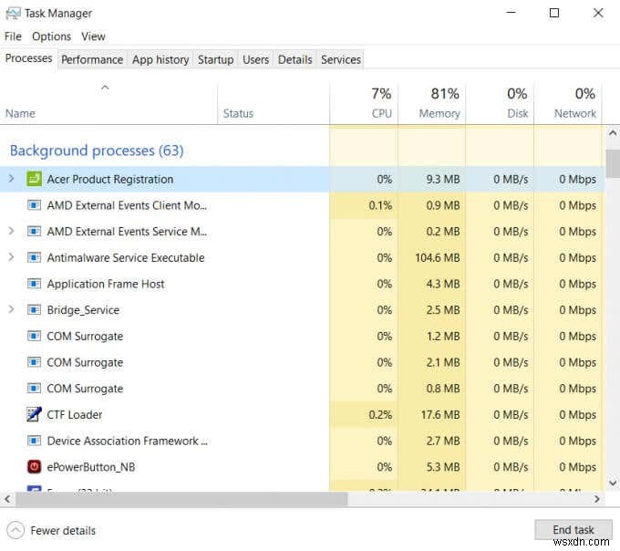 Windows 10 এ টাস্ক ম্যানেজারে প্রক্রিয়া অগ্রাধিকার কিভাবে সেট করবেন