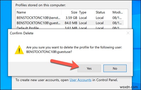 Windows 10 এ কীভাবে একটি ব্যবহারকারীর প্রোফাইল মুছবেন