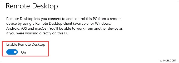 Windows 10 এ রিমোট ডেস্কটপ কিভাবে ব্যবহার করবেন