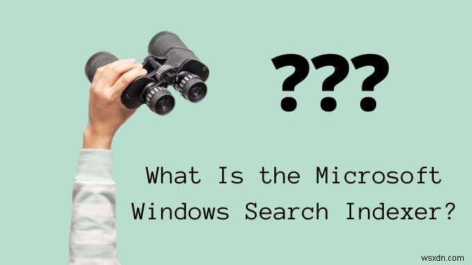 Microsoft Windows Search Indexer কি?