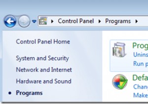 Windows 7 বা Vista-এ Windows বৈশিষ্ট্য চালু বা বন্ধ ডায়ালগ খালি 