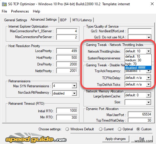 Windows 10 এ TCP/IP সেটিংস কিভাবে অপ্টিমাইজ করবেন