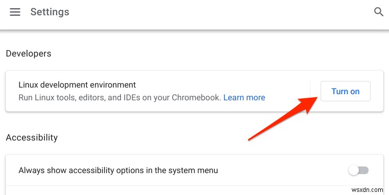 কিভাবে Chromebook এ লিনাক্স টার্মিনাল খুলবেন 