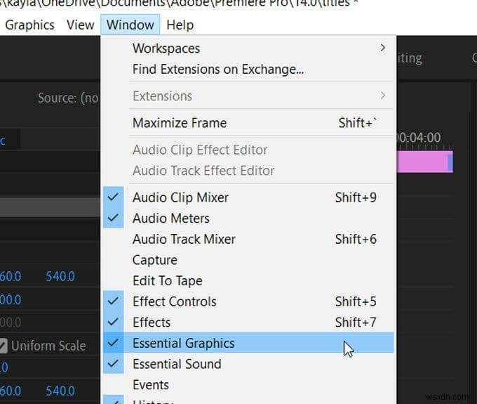 কিভাবে Adobe Premiere Pro এ টাইটেল গ্রাফিক্স তৈরি করবেন