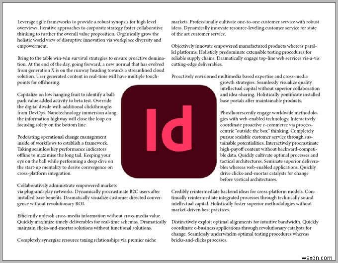 InDesign-এ কীভাবে একটি চিত্রের চারপাশে পাঠ্য প্রবাহিত করবেন 