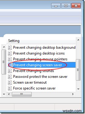 ব্যবহারকারীদের উইন্ডোজে স্ক্রীন সেভার/লক স্ক্রীন পরিবর্তন করা থেকে বিরত রাখুন 