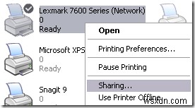 XP থেকে Windows 7/8/10 এ একটি প্রিন্টার শেয়ার করুন 