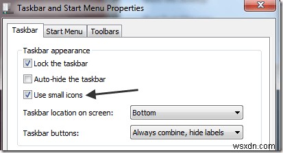 উইন্ডোজ 7/8/10 টাস্কবার এবং ডেস্কটপে ছোট আইকন ব্যবহার করুন 