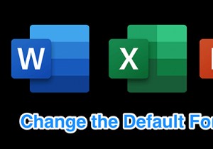 অফিস অ্যাপে ডিফল্ট ফন্ট কীভাবে পরিবর্তন করবেন 