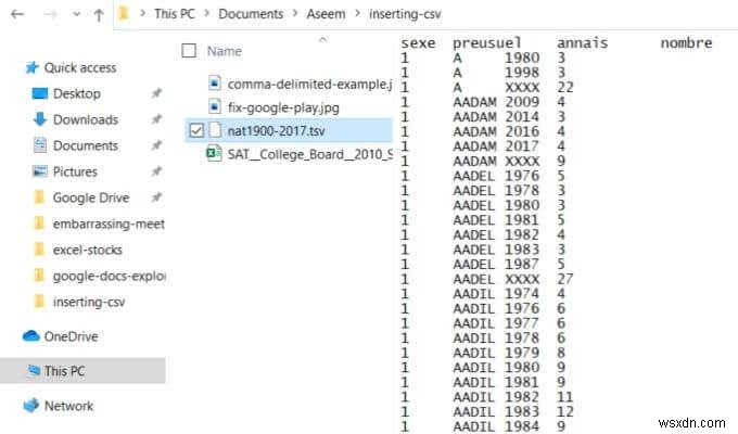 কিভাবে একটি এক্সেল ওয়ার্কশীটে CSV বা TSV ঢোকাবেন 