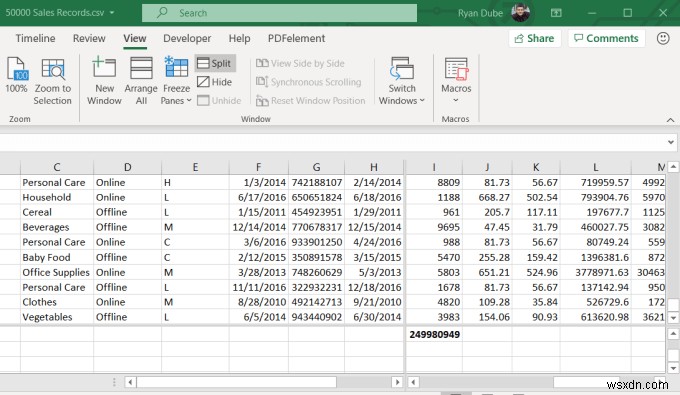 কিভাবে Excel এ একটি সারি ঠিক করবেন 