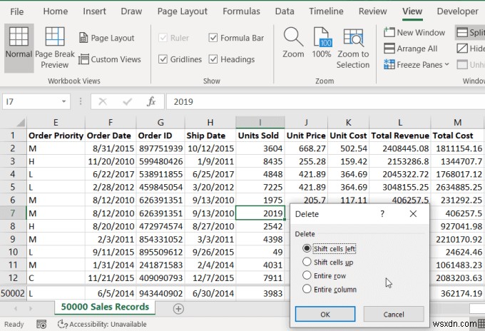 কিভাবে Excel এ একটি সারি ঠিক করবেন 