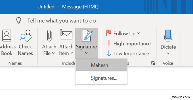 আউটলুকে কীভাবে একটি স্বাক্ষর যুক্ত করবেন 