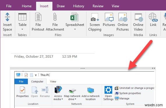 কীভাবে OneNote ব্যবহার করে স্ক্রিনশট নেওয়া এবং সন্নিবেশ করা যায়