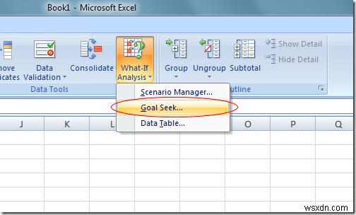 এক্সেলের কী-ইফ অ্যানালাইসিস গোল সিক টুল ব্যবহার করা