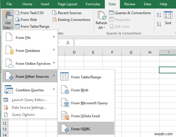 MySQL এর সাথে Excel সংযুক্ত করা হচ্ছে