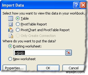 MySQL এর সাথে Excel সংযুক্ত করা হচ্ছে