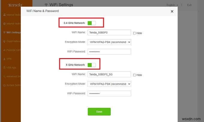 কিভাবে শুধুমাত্র 2.4GHz বা 5GHz Wi-Fi ব্যান্ডের সাথে সংযোগ করবেন (সুইচিং প্রতিরোধ করুন) 