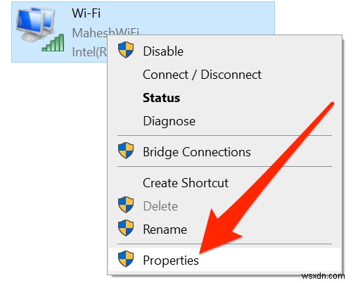 “Windows can t connect to this network” ত্রুটি